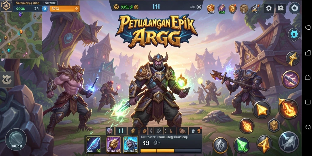 Screenshot gameplay 99SL menampilkan aksi seru dalam pertempuran ARPG.