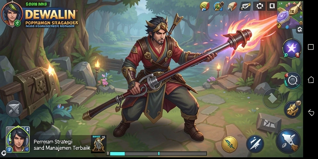 Screenshot gameplay menampilkan aksi seru DEWALIN dengan strategi yang dalam.