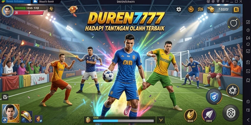 Tampilan gameplay DUREN777 yang menegangkan dan seru.