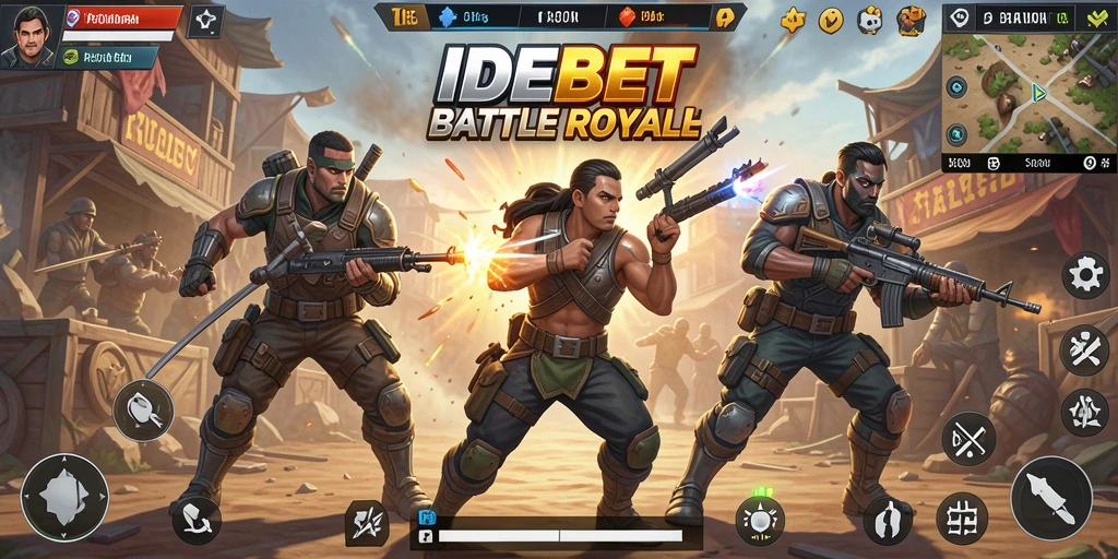 Gameplay seru dalam pertempuran Battle Royale IDEBET.