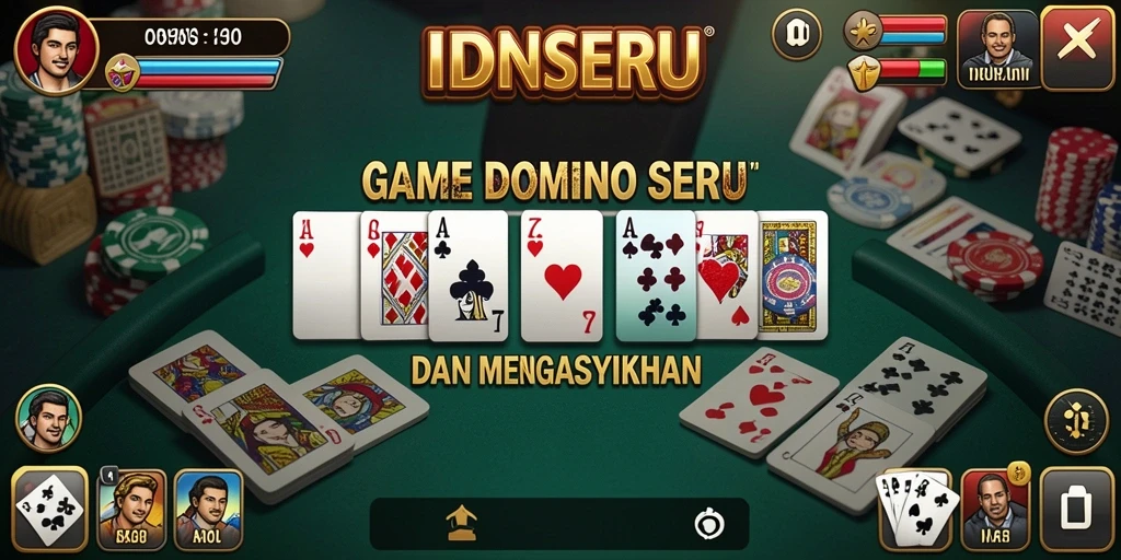 Tampilan gameplay seru dan interaktif di IDNSERU.