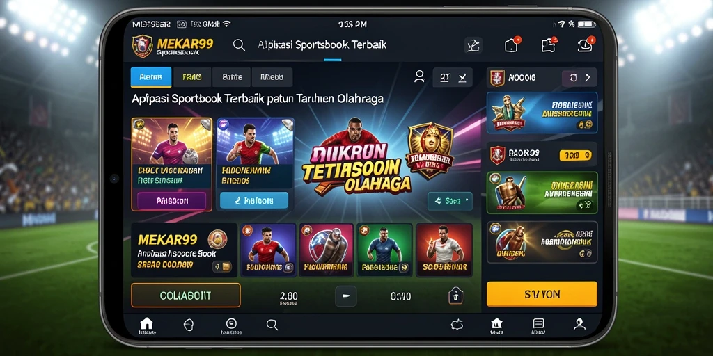 Tampilan gameplay menarik dari MEKAR99 pada taruhan olahraga.