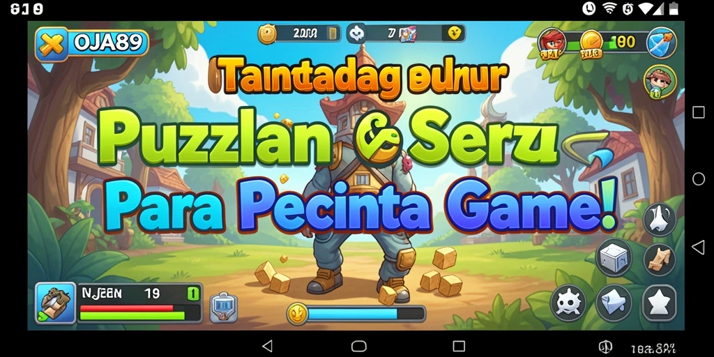 Screenshot OJA89 menampilkan gameplay seru teka-teki yang menantang.