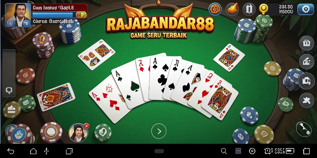 Gameplay seru Gaple di RAJABANDAR88 yang menantang.