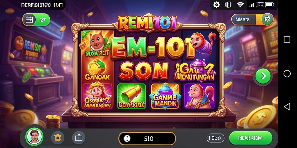Tampilan gameplay <strong>REMI101</strong> yang mengasyikkan dan penuh warna.