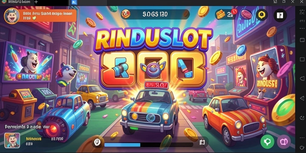 Screenshot RINDUSLOT menunjukkan gameplay seru dan tingkat tantangan yang menarik.