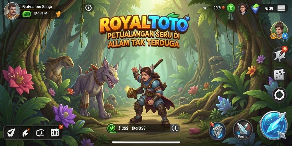 Tangkapan layar dari gameplay menakjubkan ROYALTOTO yang mengajak pemain berpetualang.