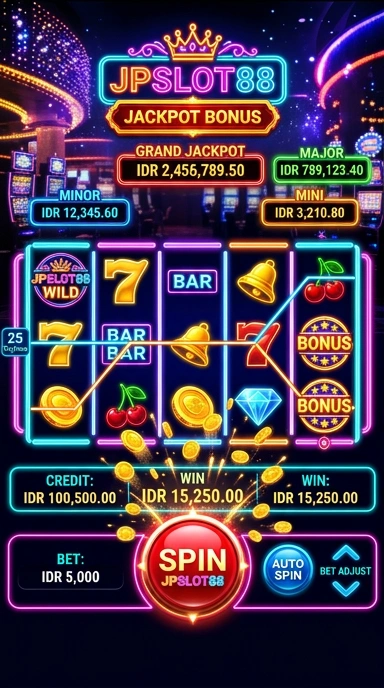 Tampilan beranda aplikasi jpslot88 yang menarik dan mudah digunakan.